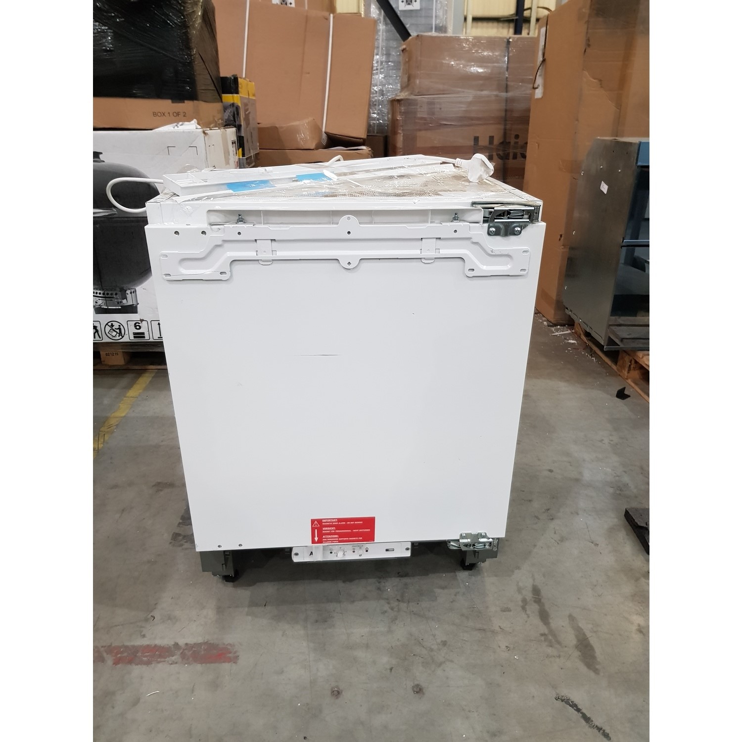 Refurbished AEG ABE682F1NF Integrated 85 Litre Undercounter Frost Free Freezer 77820118/1