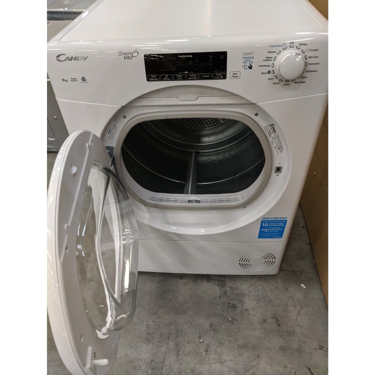 GRADE A3 - Refurbished Grade A1 - GSV C9TG NFC Condenser Tumble Dryer - White