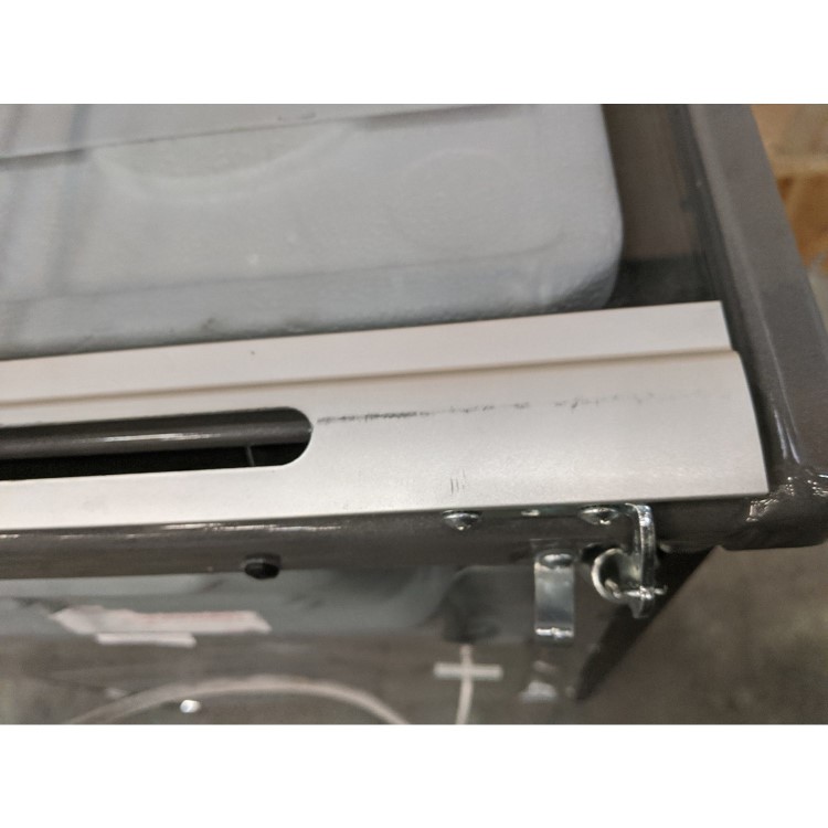 GRADE A3 - Hotpoint HUG61G Ultima 60cm Double Oven Gas Cooker - Graphite