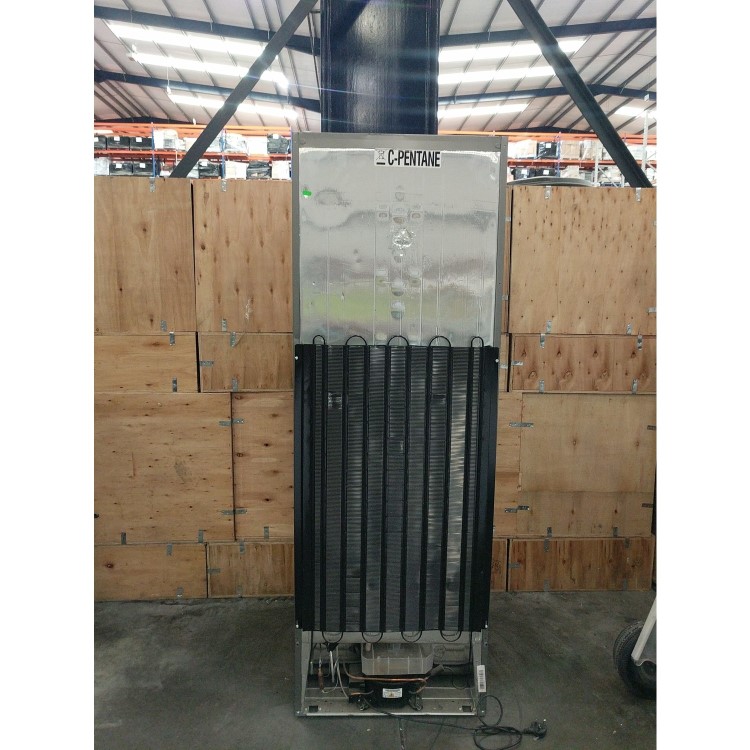 Refurbished Indesit LD70S1X Freestanding 307 Litre 70/30 Low Frost Fridge Freezer Stainless Steel