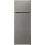 GRADE A3 - INDESIT I55TM4110X 213 Litre Freestanding Fridge Freezer Top Mount 80/20 Split Low Frost 55cm Wide - Stainless Steel