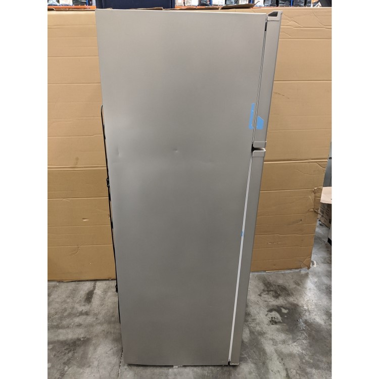 GRADE A3 - Indesit I55TM4110X 213 Litre Freestanding Fridge Freezer Top Mount 80/20 Split Low Frost 55cm Wide - Stainless Steel