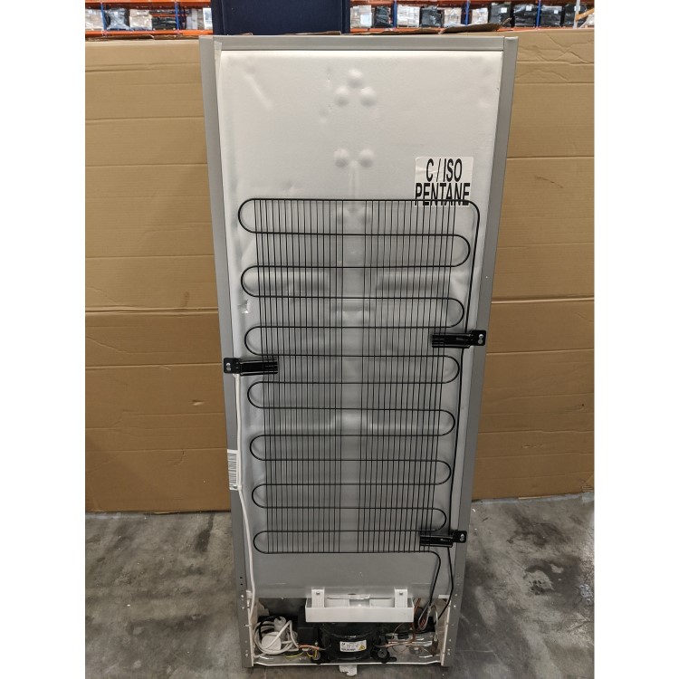 GRADE A3 - Indesit I55TM4110X 213 Litre Freestanding Fridge Freezer Top Mount 80/20 Split Low Frost 55cm Wide - Stainless Steel