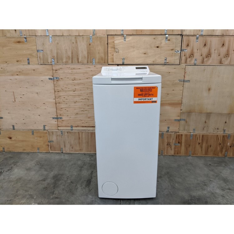 GRADE A3 - Hotpoint WMTF722H Aquarius 7kg 1200rpm Top Loading Freestanding Washing Machine - White