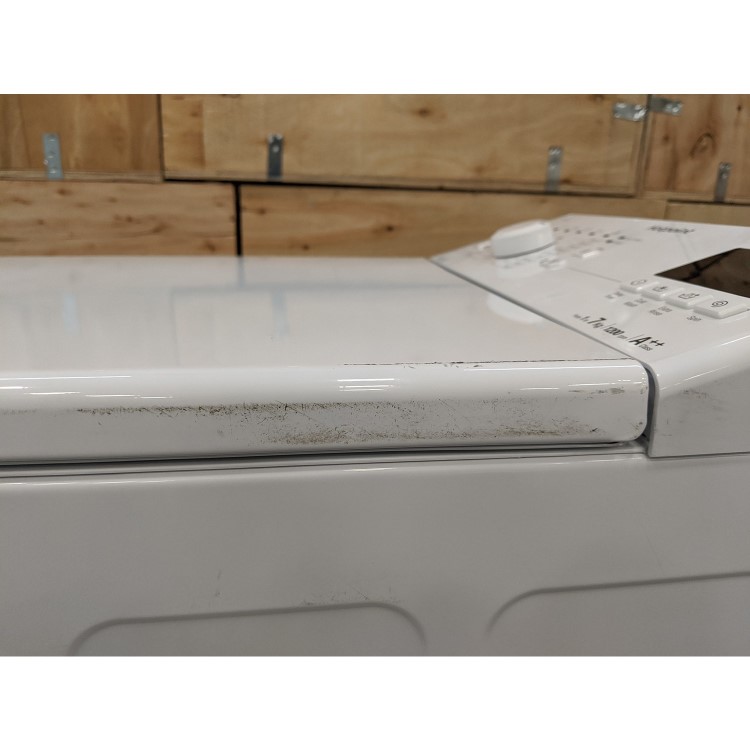 GRADE A3 - Hotpoint WMTF722H Aquarius 7kg 1200rpm Top Loading Freestanding Washing Machine - White