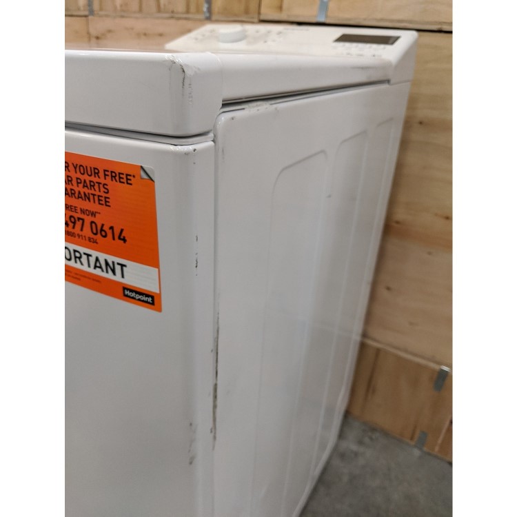 GRADE A3 - Hotpoint WMTF722H Aquarius 7kg 1200rpm Top Loading Freestanding Washing Machine - White
