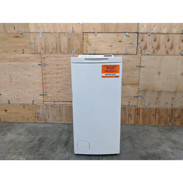 GRADE A3 - Hotpoint WMTF722H Aquarius 7kg 1200rpm Top Loading Freestanding Washing Machine - White