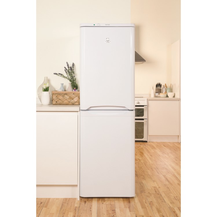 INDESIT IBNF5517W 228 Litre Freestanding Fridge Freezer 50/50 Split Frost Free 54.5cm Wide - White