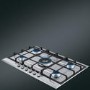 Refurbished Smeg Cucina P272XGH 70cm 5 Burner Gas Hob Stainless Steel