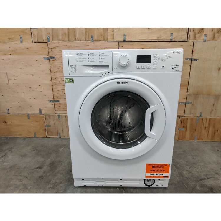 GRADE A3 - Hotpoint WMFUG1063P 10kg 1600rpm Freestanding Washing Machine - White