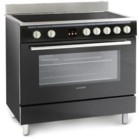 GRADE A1 - Montpellier MR90CEMK 90cm Electric Single Oven Range Cooker With Ceramic Hob Black
