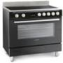 GRADE A1 - Montpellier MR90CEMK 90cm Electric Single Oven Range Cooker With Ceramic Hob Black