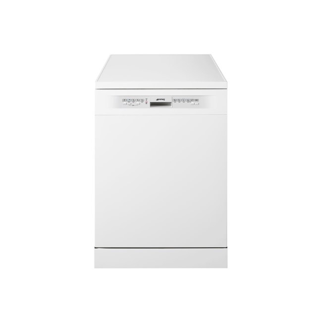 GRADE A2 - Smeg DFD6133WH-2 13 Place Freestanding Dishwasher With Cutlery Tray - White