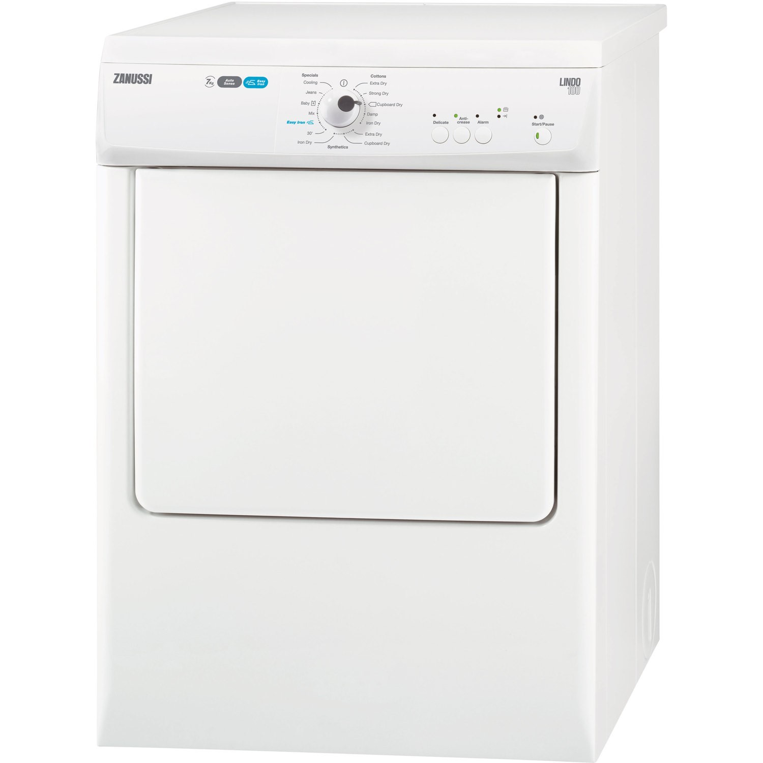 Refurbished Zanussi ZTE7101PZ Freestanding Vented 7KG Tumble Dryer White