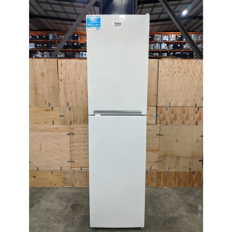 GRADE A3 - Beko CFG1501W 201x55cm 268L Freestanding Fridge Freezer With 5 Freezer Drawers - White