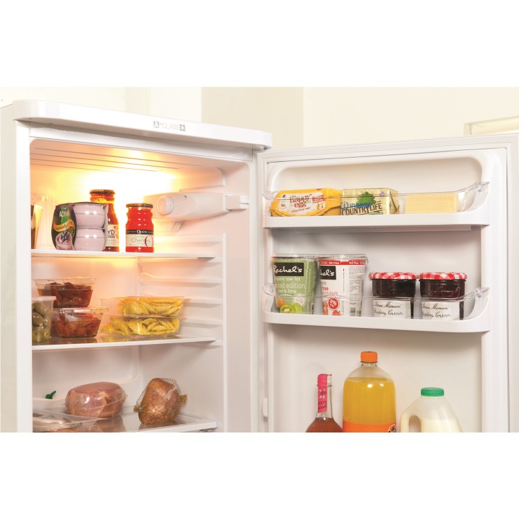 GRADE A2 - INDESIT IBD5515W 206 Litre Freestanding Fridge Freezer 60/40 Split Frost Free 55cm Wide - White