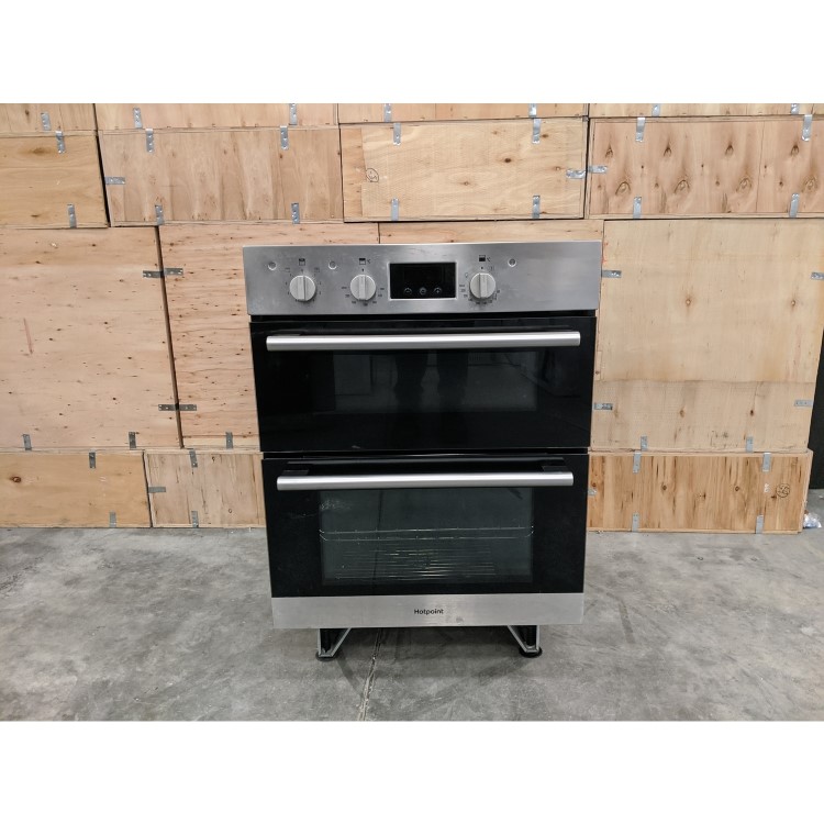 GRADE A3 - Hotpoint DU2540IX Luce Electric Built-under Double Oven Stainless Steel