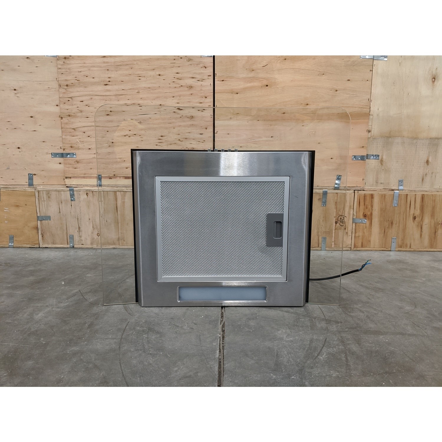 Matrix curved glass cooker hood discount