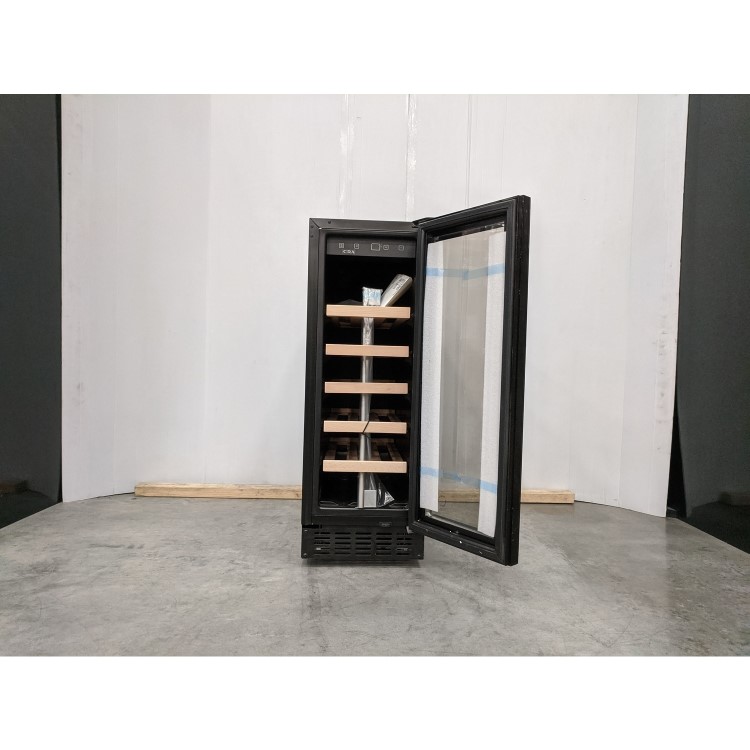 Refurbished CDA FWC304BL Freestanding 20 Bottle Single Zone Under Counter Wine Cooler Black