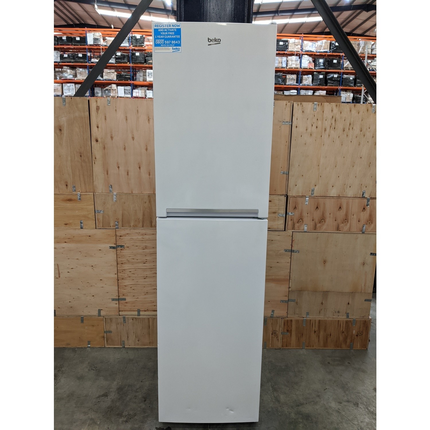 Beko cfg1501w fridge freezer new arrivals