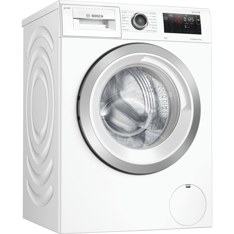 Refurbished Bosch Serie 6 WAU28PH9GB Freestanding 9KG 1400 Spin Washing Machine with i-Dos White