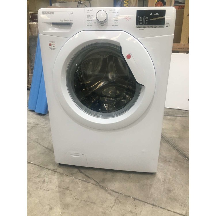 GRADE A2 - Grade A3 - Hoover DHL 1492D3 NFC 9 kg 1400 Spin Washing Machine - White