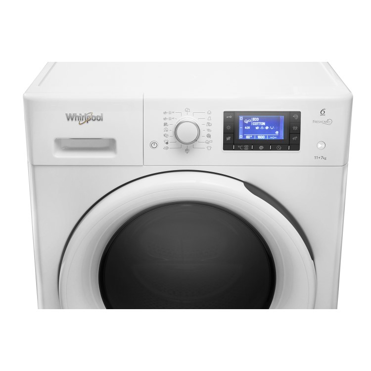 Whirlpool FWDD1071681W 10kg Wash 7kg Dry 1600rpm Freestanding Washer Dryer - White