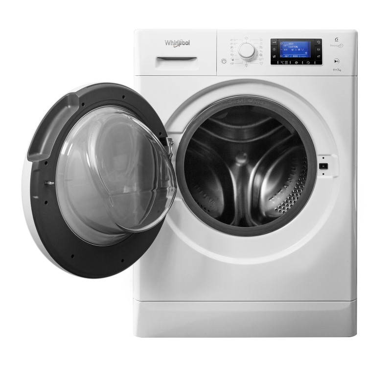 Whirlpool FWDD1071681W 10kg Wash 7kg Dry 1600rpm Freestanding Washer Dryer - White