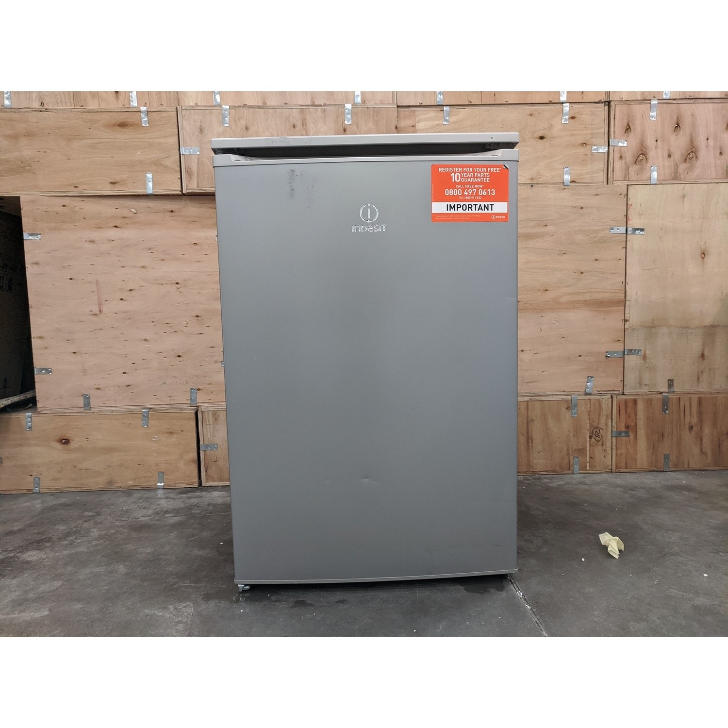 GRADE A3 Indesit I55RM1110S 134 Litre Freestanding Under Counter