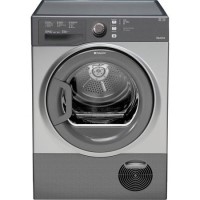GRADE A1 - Hotpoint TCFS83BGG 8kg Freestanding Condenser Sensor Dryer - Graphite