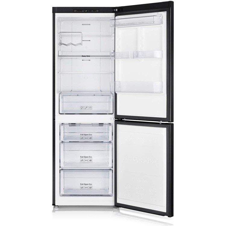 Refurbished Samsung RB29FSRNDBC Freestanding 290 Litre 60/40 Fridge Freezer Black