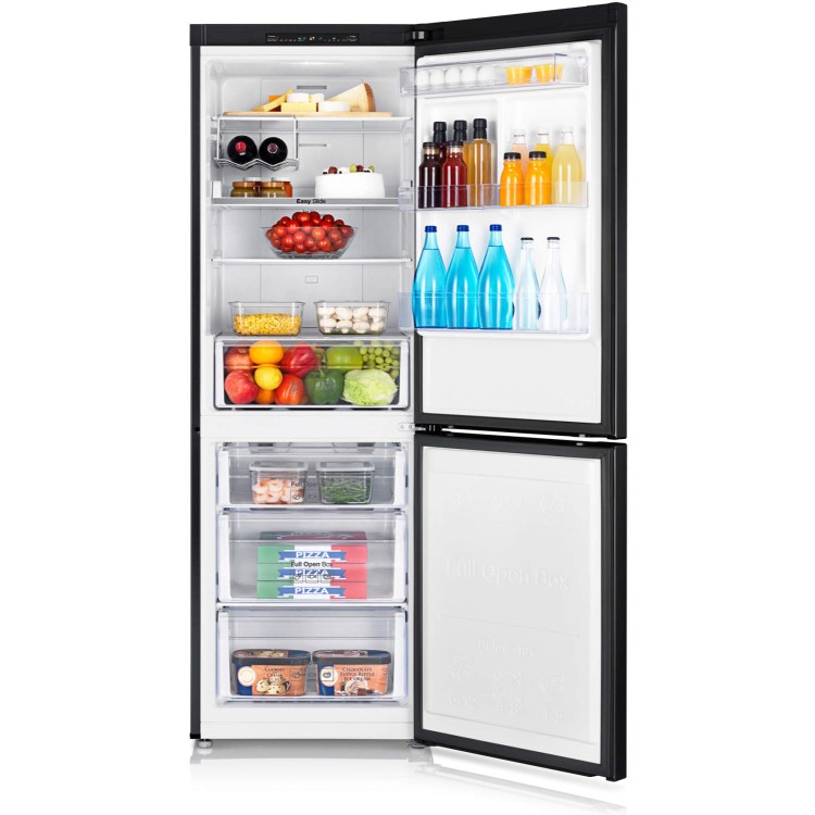 Refurbished Samsung RB29FSRNDBC Freestanding 290 Litre 60/40 Fridge Freezer Black