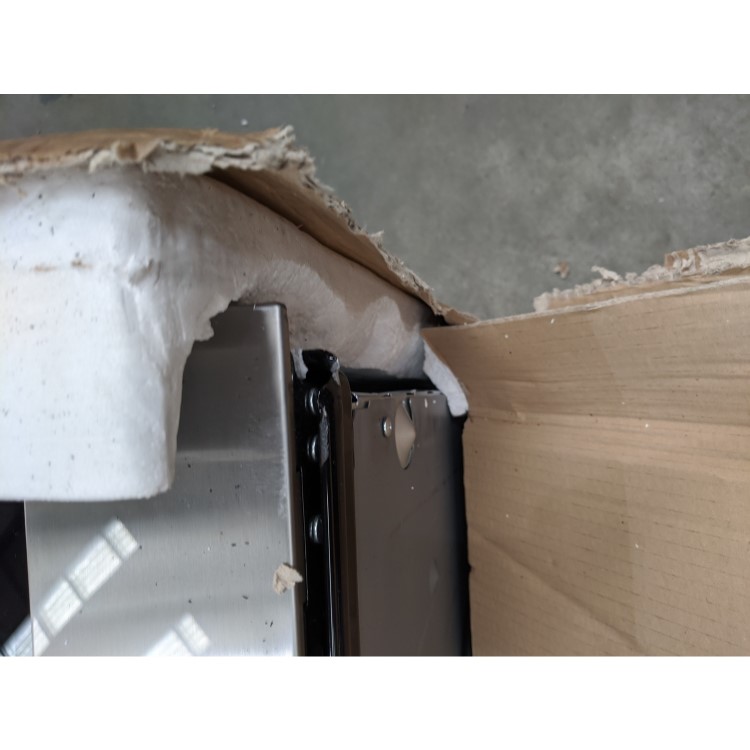 GRADE A3 - Candy OVG505/3X Plan Gas Built In Single Oven Stainless Steel