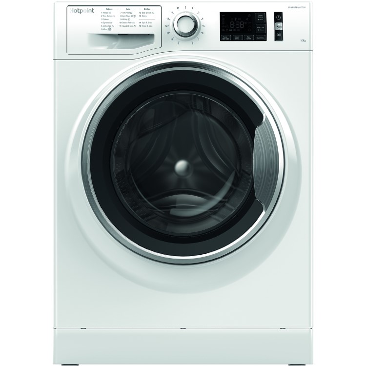 Hotpoint NM111045WCA ActiveCare 10kg 1400rpm Freestanding Washing Machine - White