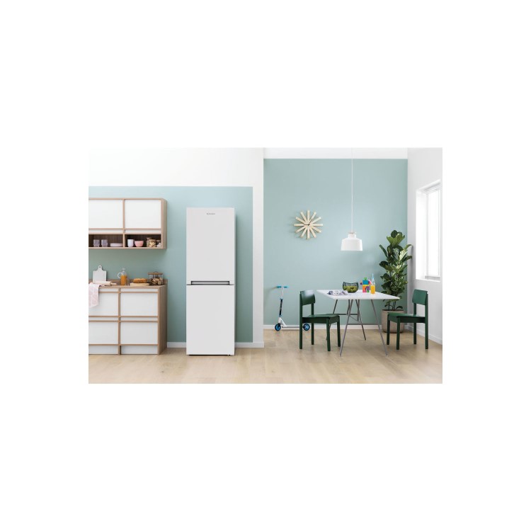 GRADE A2 - Indesit IBNF55181W Freestanding Fridge Freezer - White