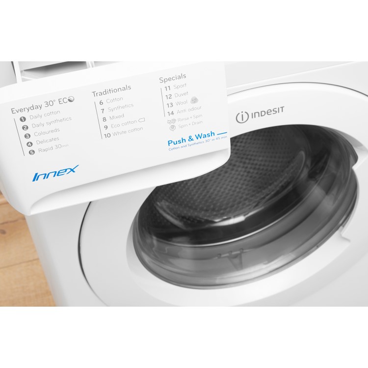 GRADE A2 - INDESIT BWA81483XW Innex 8kg 1400rpm Freestanding Washing Machine - White