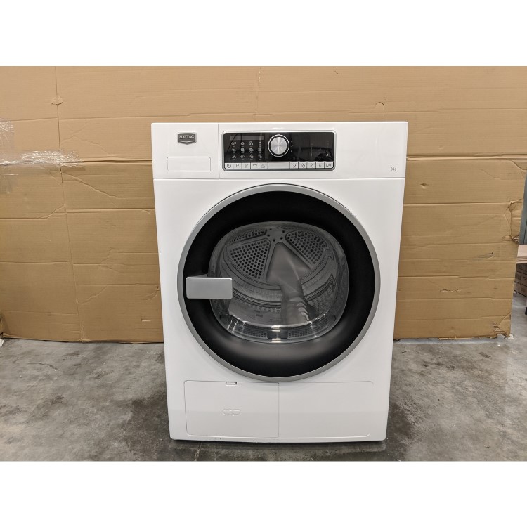 GRADE A3 - Maytag HMMR80530 8kg Freestanding Heat Pump Condenser Tumble Dryer White