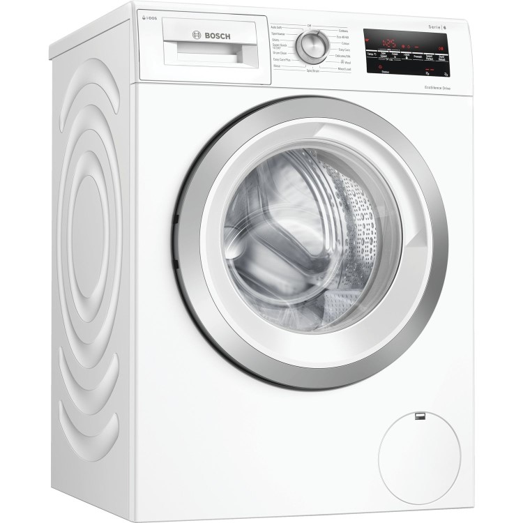Refurbished Bosch WAU28S80GB Serie 6 Freestanding 8KG 1400 Spin Washing Machine with i-Dos - White