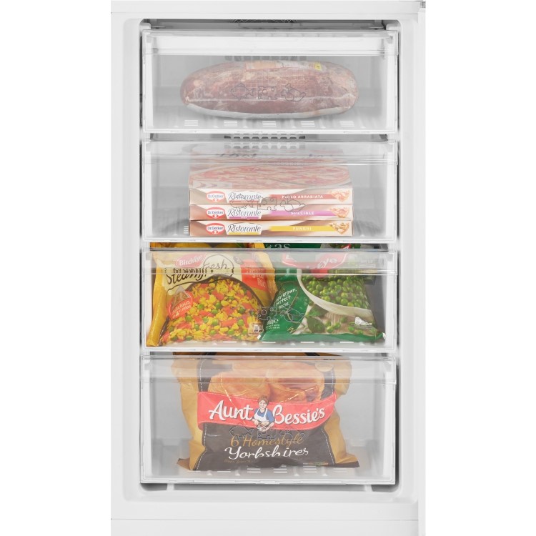 Beko CXFP1582D1S Freestanding Combi Fridge Freezer Frost Free - Silver