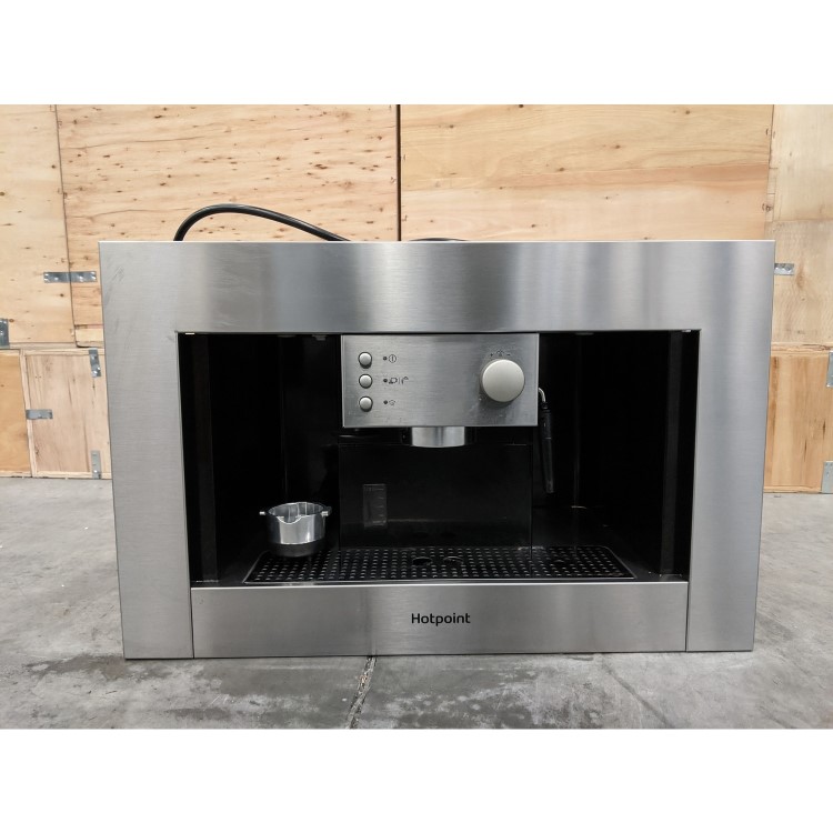 GRADE A3 - Hotpoint CM5038IXH Built-in Coffee Machine Stainless Steel