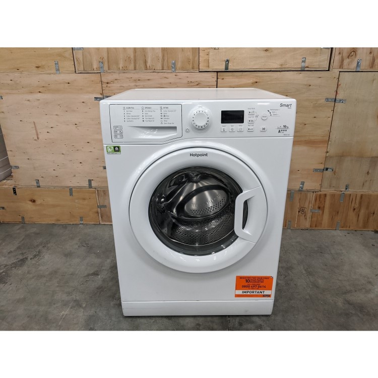 GRADE A3 - Hotpoint WMFUG1063P 10kg 1600rpm Freestanding Washing Machine - White