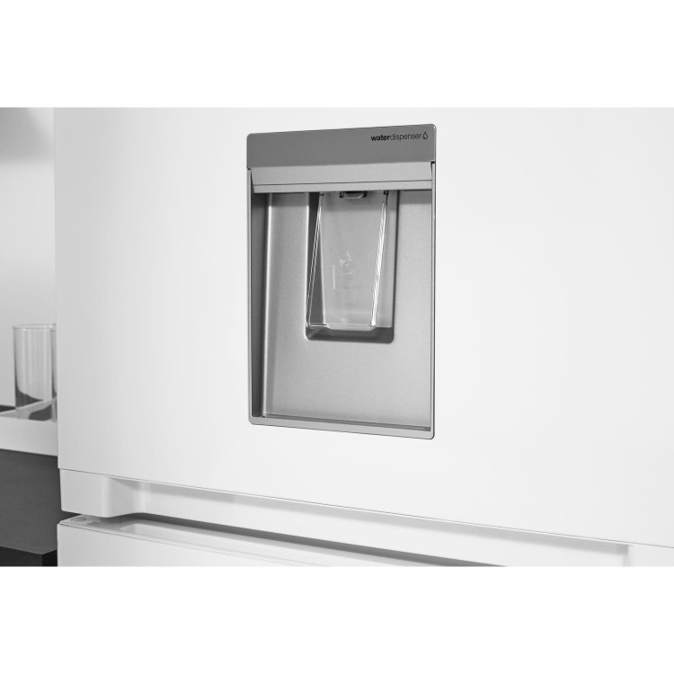 Refurbished Hotpoint HBNF55181WAQUAUK1 Freestanding 245 Litre 50/50 Frost Free Fridge Freezer With Water Dispenser White