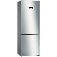 GRADE A2 - Bosch KGN49XLEA Seri 4 Frost Free Freestanding Fridge Freezer - EasyClean Stainless Steel