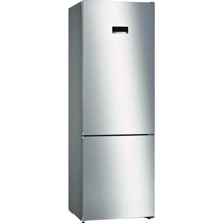 GRADE A2 - Bosch KGN49XLEA Seri 4 Frost Free Freestanding Fridge Freezer - EasyClean Stainless Steel