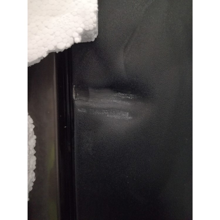 GRADE A3 - HOTPOINT H7T911AKSHAQUA 360 Litre Freestanding Fridge Freezer 70/30 Split Water Dispenser 60.1cm Wide - Inox