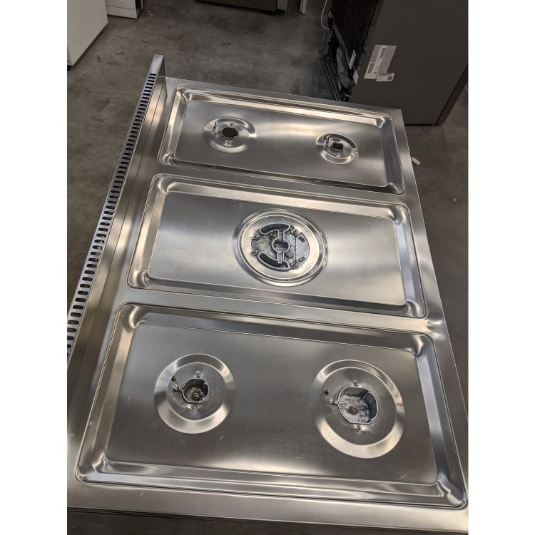 GRADE A3 - Montpellier MRT91DFMX 90cm Twin Cavity Dual Fuel Range Cooker - Stainless Steel