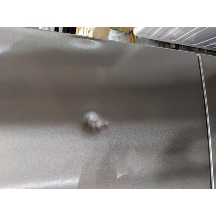 GRADE A3 - Hotpoint H84BE72XO3UK American Style Frost Free Freestanding Fridge Freezer - Silver