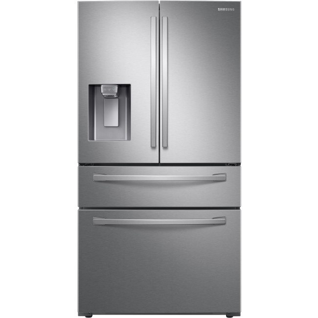 GRADE A2 - Samsung RF24R7201SR Freestanding American Fridge Freezer With Ice And Water Dispenser - Silver