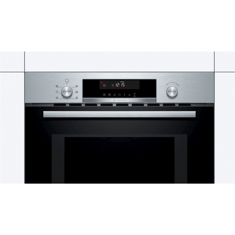 Refurbished Bosch Serie 6 CMA585GS0B Built In 44L with Grill 900W Combination Microwave Oven Stainless Steel
