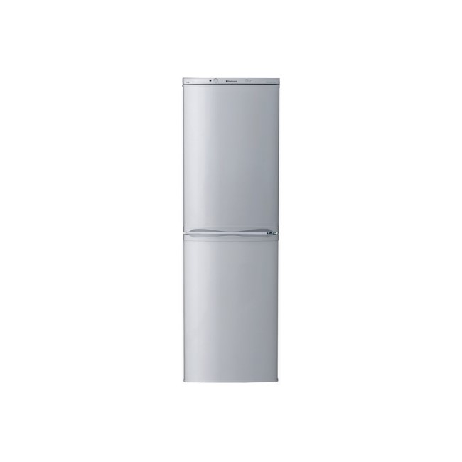 GRADE A2 - Hotpoint HBNF5517S 225 Litre Freestanding Fridge Freezer 50/50 Split Frost Free 54.5cm Wide - Silver